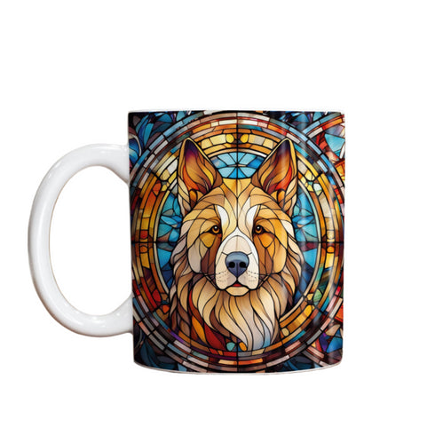 Akita Suncatcher Artwork Ceramic Mug
